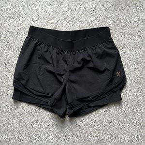 athletic shorts built in spandex GUC!